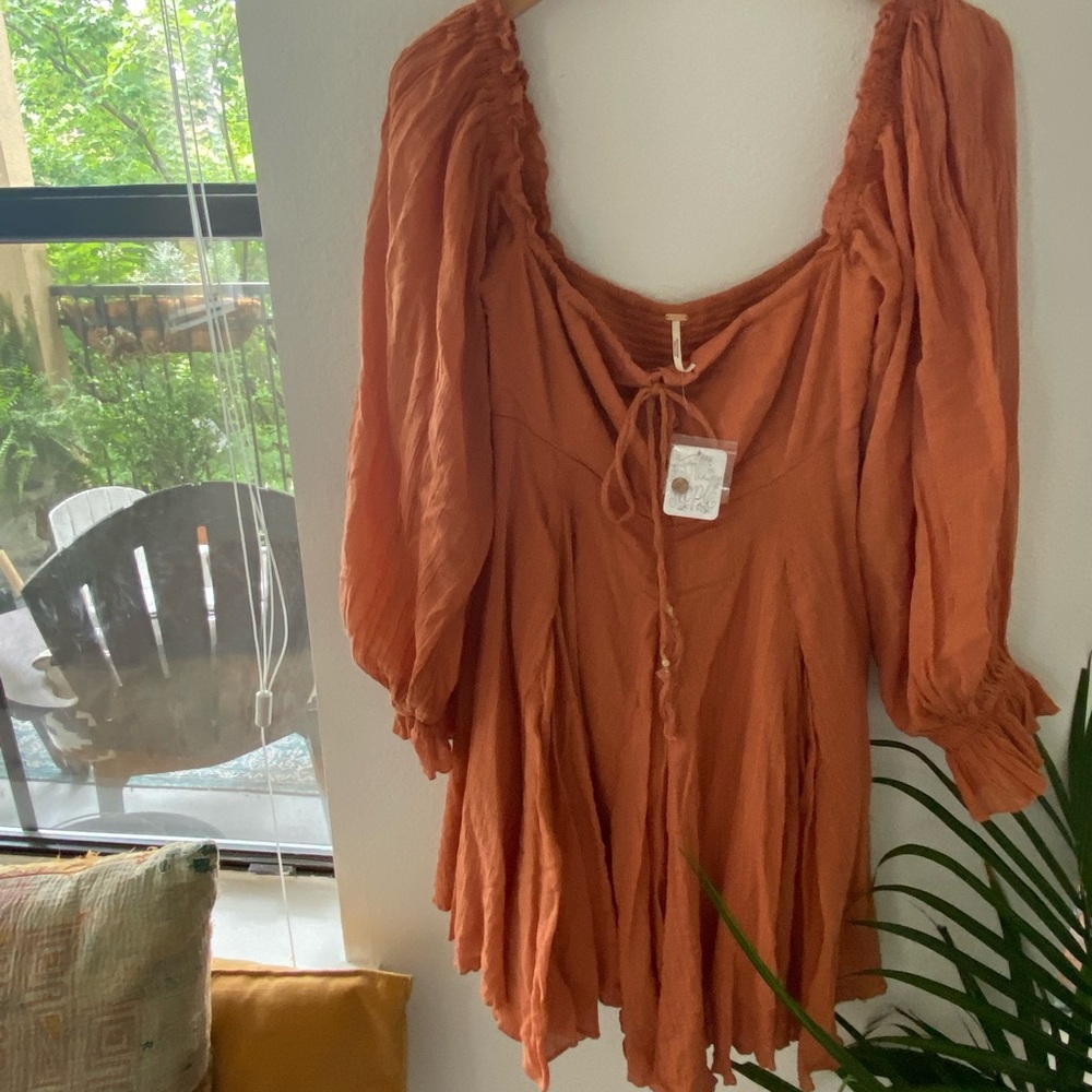 FREE PEOPLE BOHO ROMANTIC DRESS